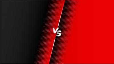 Red and Black Halftone Banner Design – Free Download, Free Stock Photo