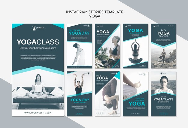 Yoga Class Instagram Stories for Balance in Life – Free Download