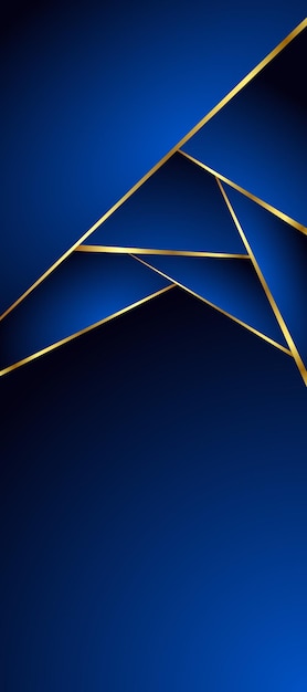 Abstract Blue and Gold Luxury Background – Free Download