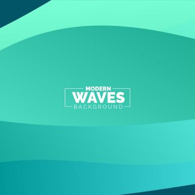Dynamic Abstract Waves Background – Vector Illustration for Free Download