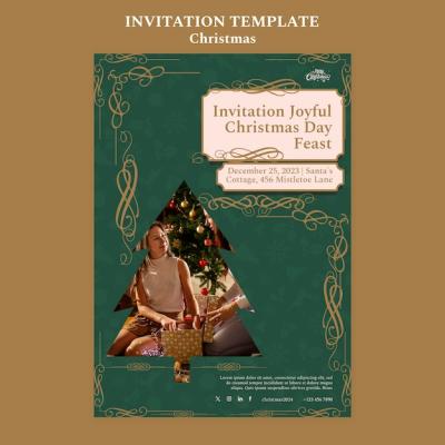 Christmas Template Design for Festive Occasions – Free to Download