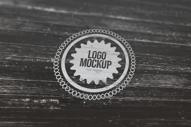 Realistic Logo Mockup PSD Template Design – Free Download