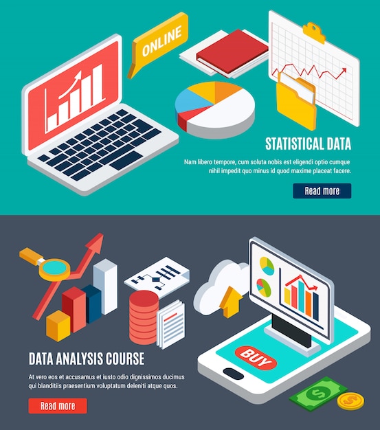 Data Analysis Horizontal Banners – Download Free Stock Photos