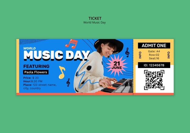 Music Festival Celebration Template – Free to Download