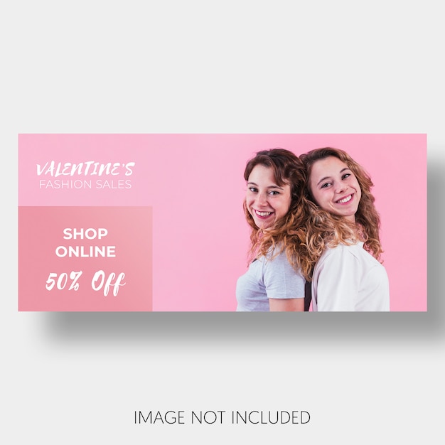 Valentine’s Day Banner Template – Free to Download