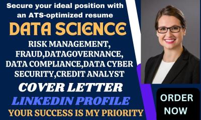 I Will Craft a Tailored Resume for Data Governance, Data Science Fraud Risk QC, GRC, and Compliance Professionals