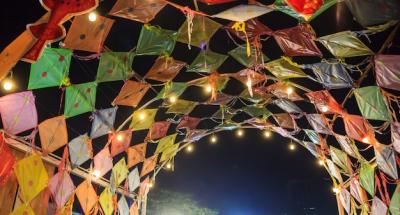 Traditional Thai Vintage Kites at the Asian Art Festival in Thailand – Free Download