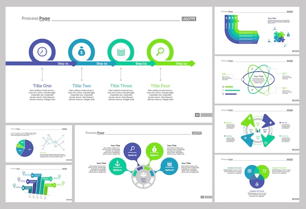 Eight Banking Slide Templates Set – Free to Download