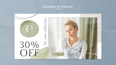 Texture Fashion Collection Facebook Template – Free Download