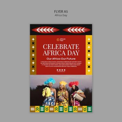 Africa Day Celebration Poster Template – Free Download