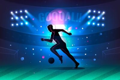 Realistic Abstract Football Background – Free to Download