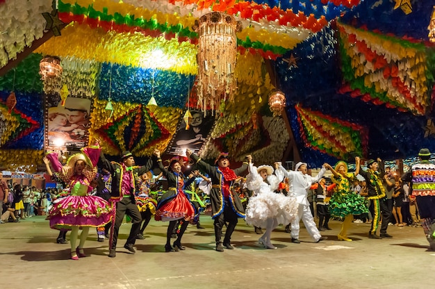 Square Dance Performance at Feast of Saint John, Campina Grande, ParaÃ­ba, Brazil – Free Download