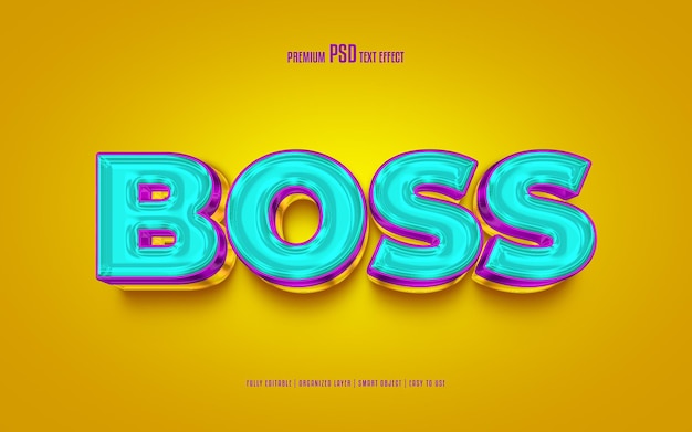 Editable Premium 3D PSD Text Effect for Your Projects – Free Download