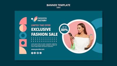 Fashion Sale Banner Template – Free Download, Download Free Stock Photo