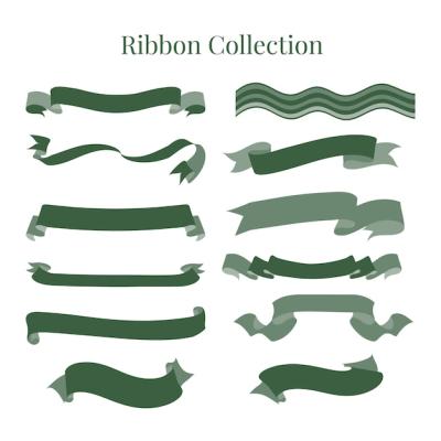 Ribbons Collection Design – Free Download Free Stock Photo