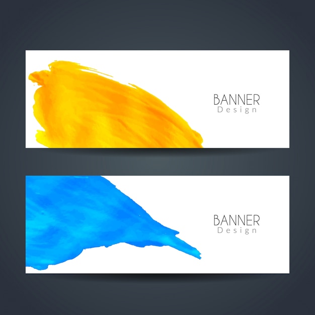 Watercolor Banner Designs – Free Stock Photo, Download Free