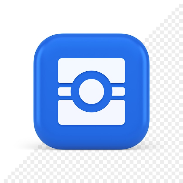 3D Realistic Camera Icon for Video and Multimedia Applications – Free to Download