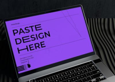 Laptop Screen Display Mockup – Free Download