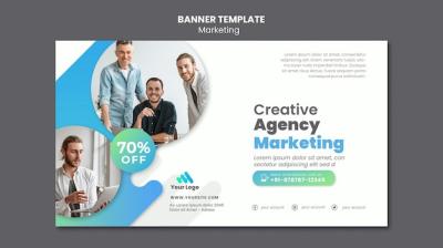 Digital Marketing Banner Template – Free Download