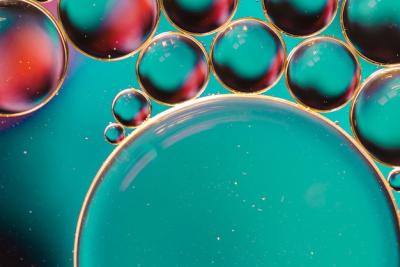 Colorful Bubbles on Glass Surface – Free Stock Photo, Download Free