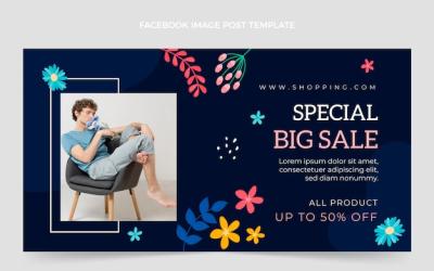 Flat Spring Social Media Post Template – Free Download