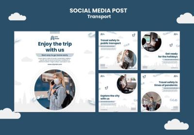 Trip Social Media Post Template – Free Download