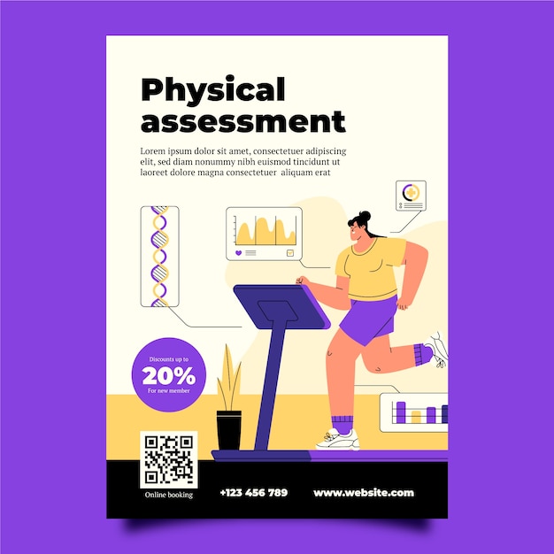 Hand Drawn Physical Assessment Poster – Free Download