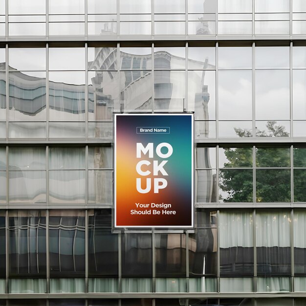 Poster and Billboard Mockups on Buildings and Walls – Free Download