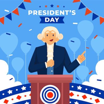 Flat Presidents Day Illustration – Free to Download