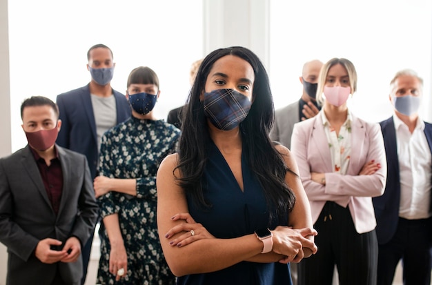 Boss Lady in a Mask: Embracing the New Normal of COVID-19 – Free Download