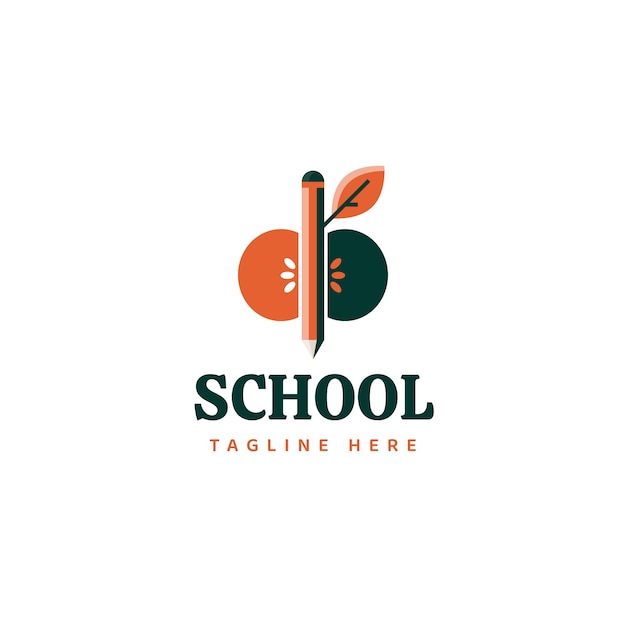 Hand Drawn Elementary School Logo Design – Free Download