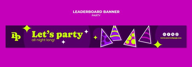 Creative Party Template Design for Memorable Events – Free Download