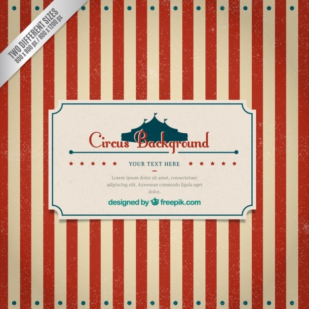 Retro Striped Circus Background – Free Download