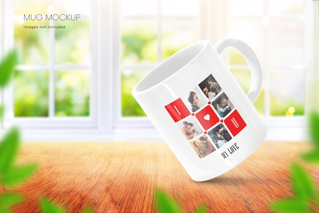 Customizable Bright Coffee Cup Mockup – Download Free Stock Photo