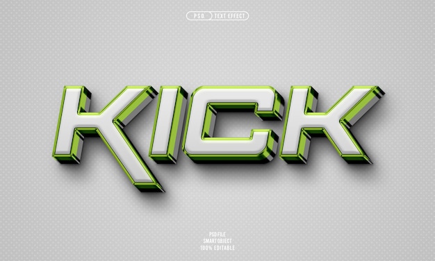 3D Editable Text Effect PSD Template – Free Download