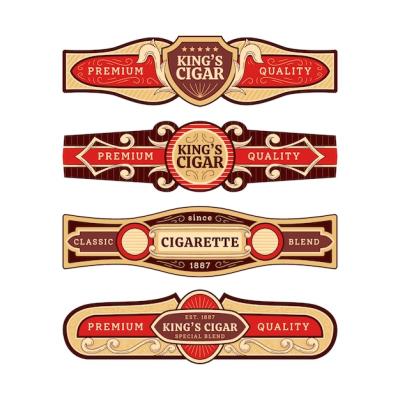 Hand Drawn Cigar Label Collection – Download Free Stock Photos