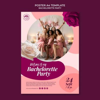 Bachelorette Party Poster Design – Free Download