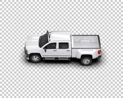 Pickup Truck 3D Rendering Illustration – Free Download