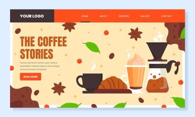 Coffee Shop Template Design – Free Stock Photo for Download