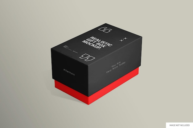 Gift Box Mockup – Download Free Stock Photo