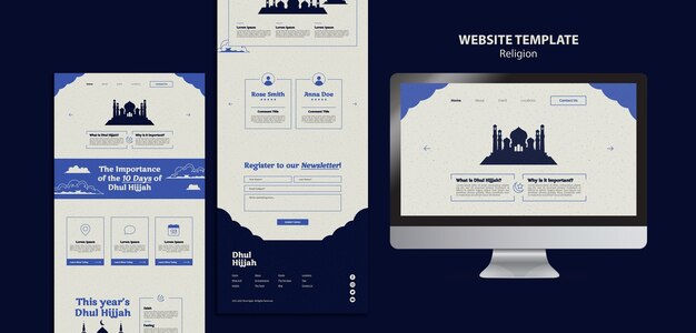 Religious Template Design for Your Website – Free Download