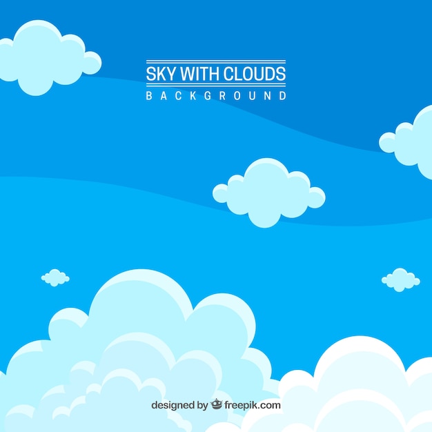 Beautiful Sky with Clouds Background – Free Download