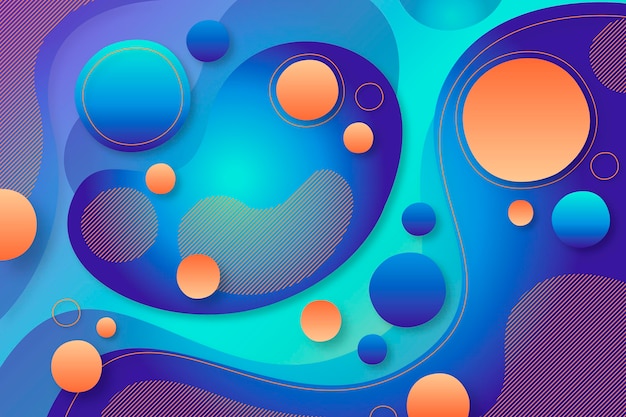 Gradient Liquid Abstract Background – Free Download