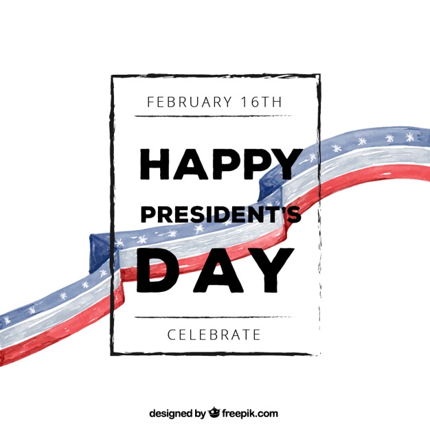 Wavy Flag Background for President’s Day – Free Download