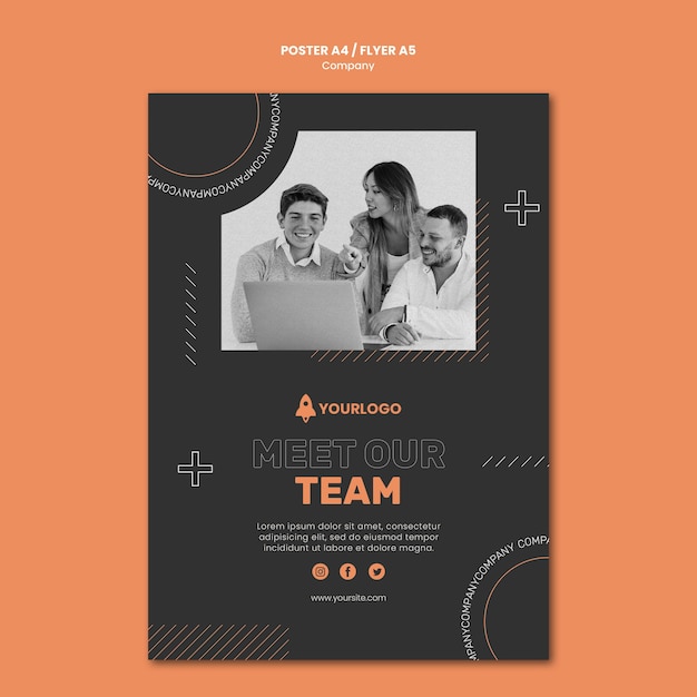 Company Business Development Poster – Free Download