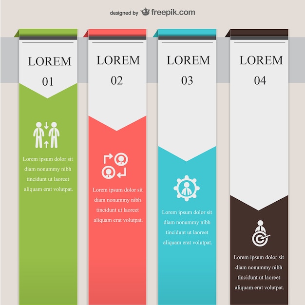 Vertical Banners Infographic: Free Stock Photo for Download