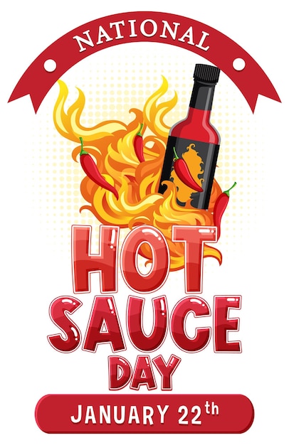 National Hot Sauce Day Banner Design – Free Stock Photo for Download