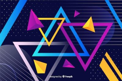 Geometric Shapes Collection Background – Free Download, Free Stock Photo