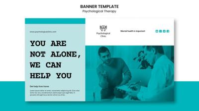 Psychological Therapy Banner Design – Free Download