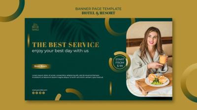 Hotel & Resort Concept Banner Template – Free Stock Photos for Download